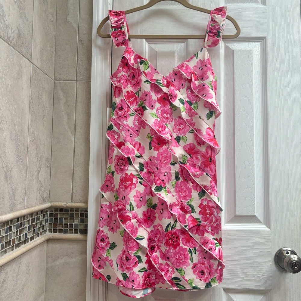 Show Me Your MuMu Rosa Ruffle Mini Dress - Picture 14 of 16